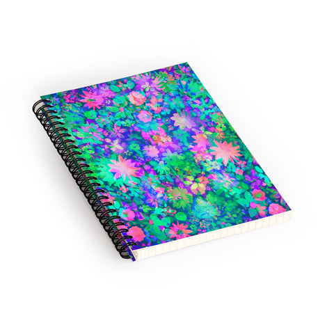 Amy Sia Fluro Floral Spiral Notebook