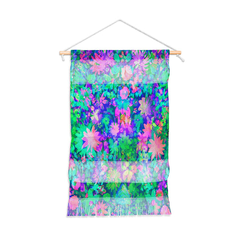 Amy Sia Fluro Floral Wall Hanging Portrait