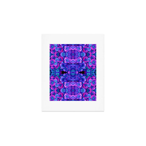 Amy Sia Future Floral Blue Art Print