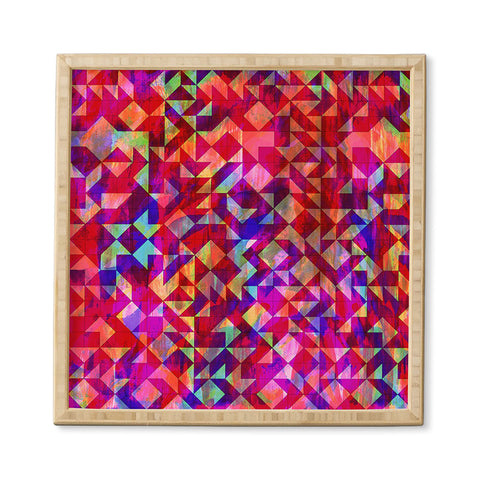 Amy Sia Geo Gem Framed Wall Art