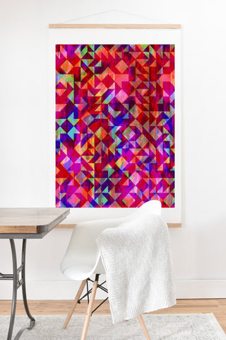 Amy Sia Geo Gem Art Print And Hanger