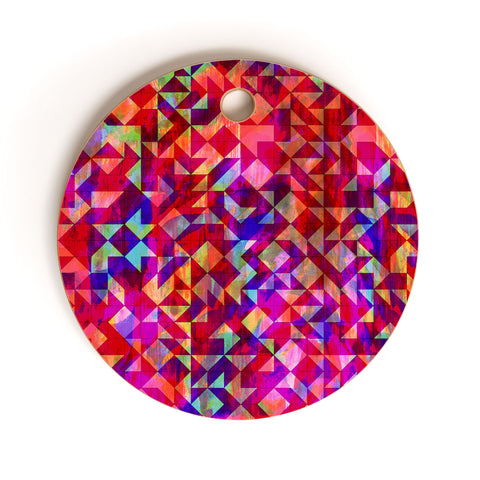 Amy Sia Geo Gem Cutting Board Round
