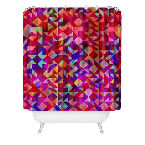 Amy Sia Geo Gem Shower Curtain