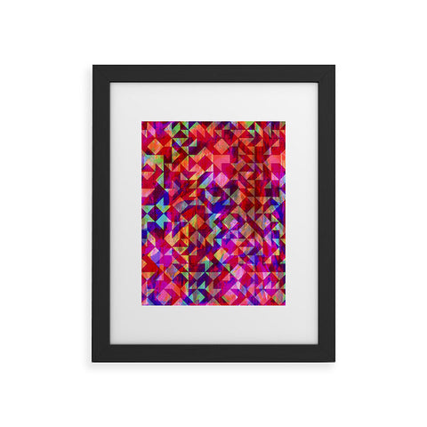 Amy Sia Geo Gem Framed Art Print