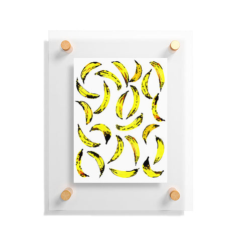 Amy Sia Go Bananas Floating Acrylic Print