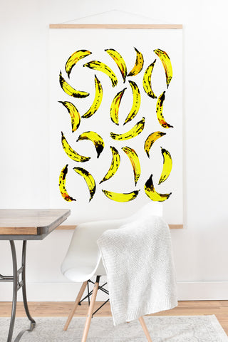 Amy Sia Go Bananas Art Print And Hanger