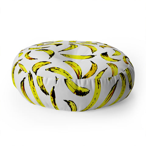 Amy Sia Go Bananas Floor Pillow Round