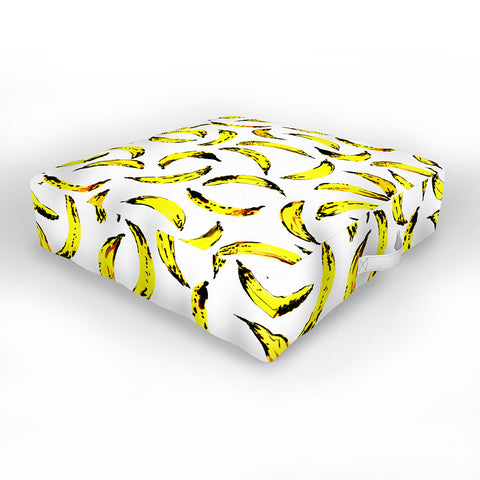 Amy Sia Go Bananas Outdoor Floor Cushion
