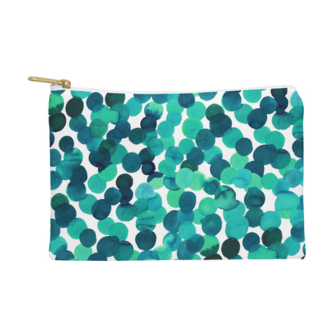 Amy Sia Gracie Spot Aqua Pouch
