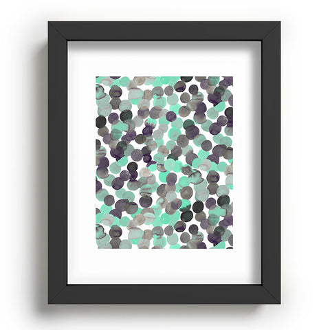 Amy Sia Gracie Spot Aqua Grey Recessed Framing Rectangle