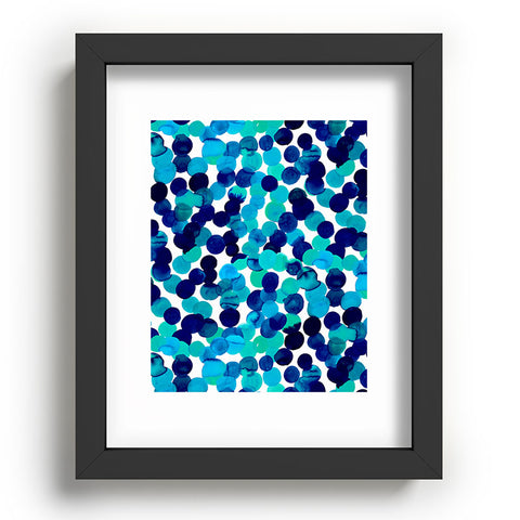 Amy Sia Gracie Spot Blue Recessed Framing Rectangle