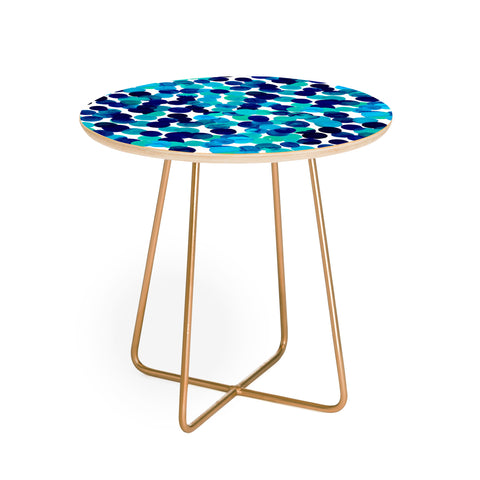 Amy Sia Gracie Spot Blue Round Side Table