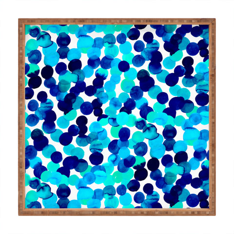 Amy Sia Gracie Spot Blue Square Tray