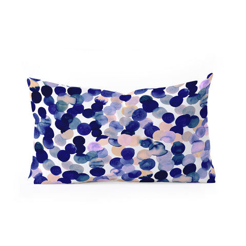 Amy Sia Gracie Spot Pale Purple Oblong Throw Pillow