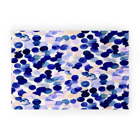 Amy Sia Gracie Spot Pale Purple Welcome Mat