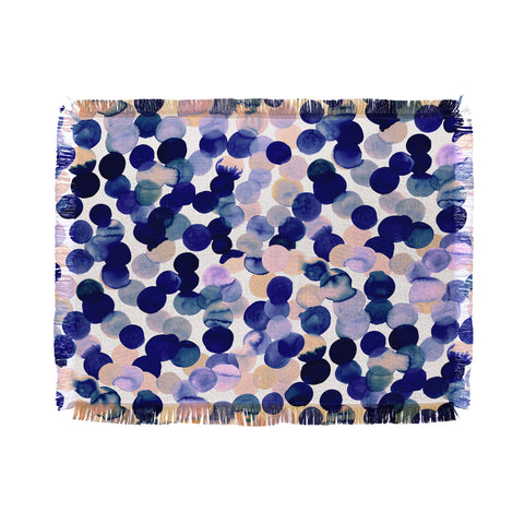Amy Sia Gracie Spot Pale Purple Throw Blanket