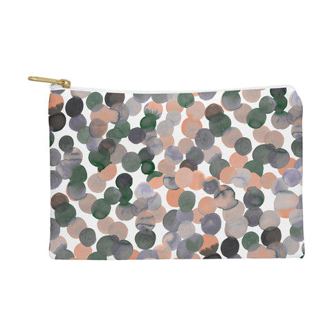 Amy Sia Gracie Spot Peach Grey Pouch