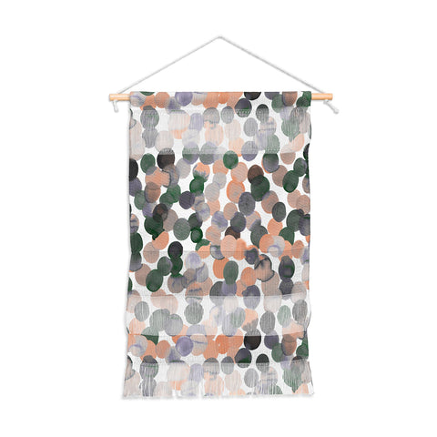 Amy Sia Gracie Spot Peach Grey Wall Hanging Portrait