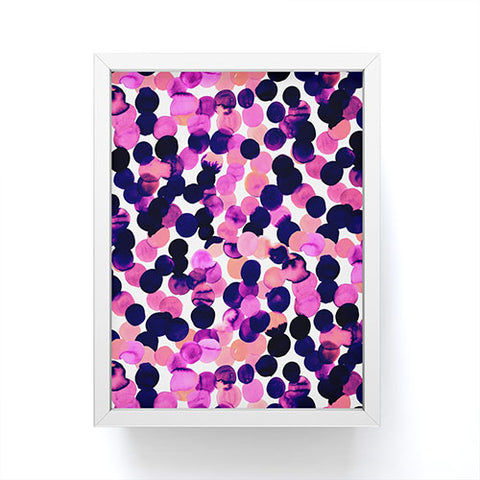 Amy Sia Gracie Spot Pink Framed Mini Art Print