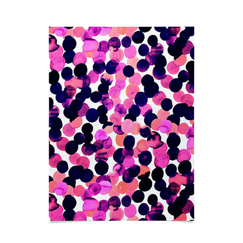 Amy Sia Gracie Spot Pink Poster