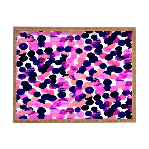 Amy Sia Gracie Spot Pink Rectangular Tray