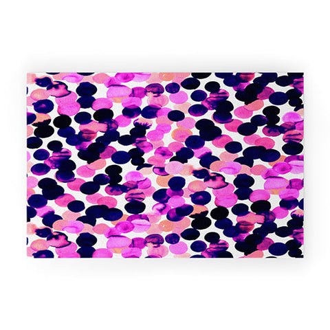 Amy Sia Gracie Spot Pink Welcome Mat