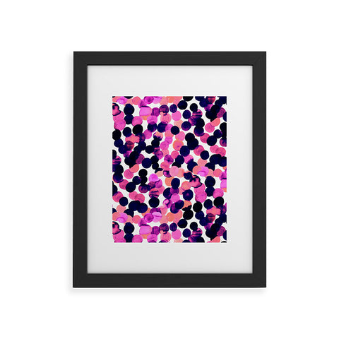 Amy Sia Gracie Spot Pink Framed Art Print