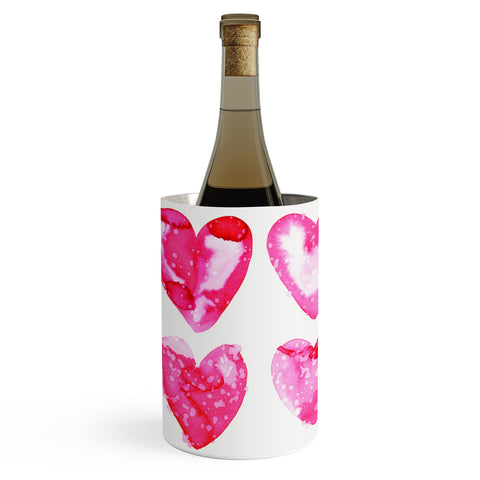 Amy Sia Heart Speckle Wine Chiller