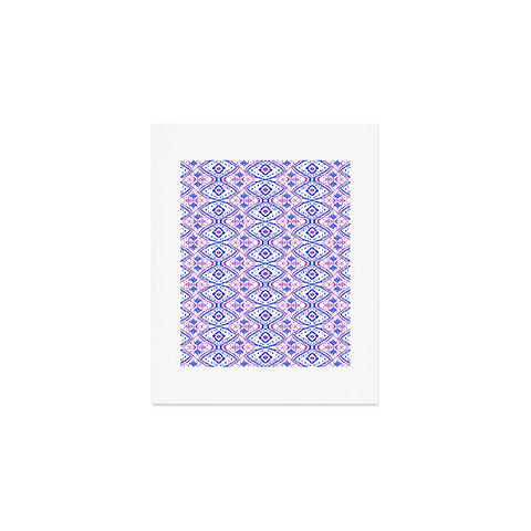 Amy Sia Ikat 2 Berry Art Print