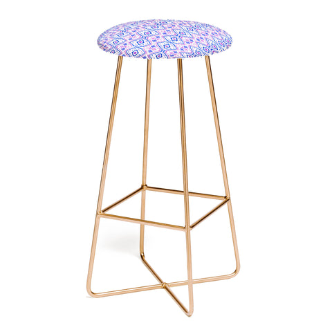 Amy Sia Ikat 2 Berry Bar Stool