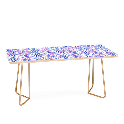 Amy Sia Ikat 2 Berry Coffee Table