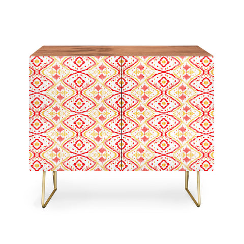 Amy Sia Ikat 2 Cherry Credenza
