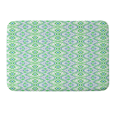 Amy Sia Ikat 2 Grass Memory Foam Bath Mat
