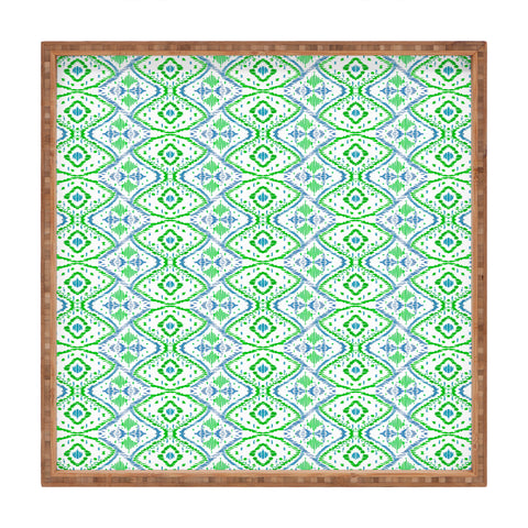 Amy Sia Ikat 2 Grass Square Tray