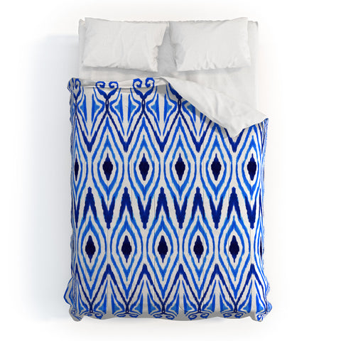 Amy Sia Ikat Blue Comforter