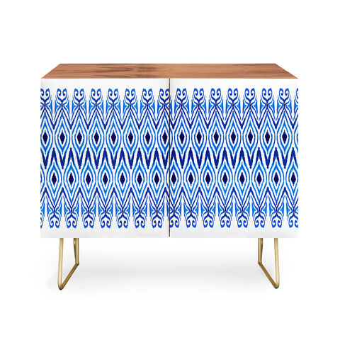 Amy Sia Ikat Blue Credenza