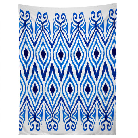 Amy Sia Ikat Blue Tapestry