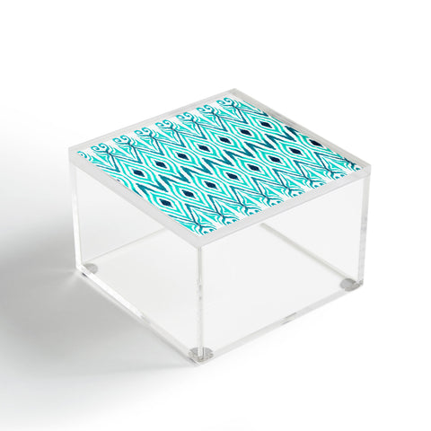 Amy Sia Ikat Jade Acrylic Box