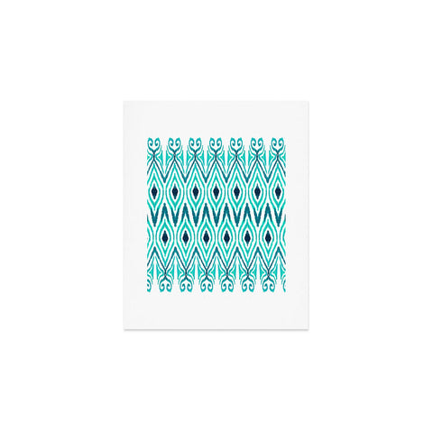 Amy Sia Ikat Jade Art Print