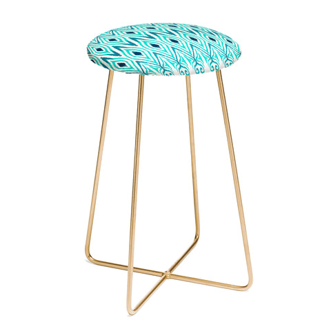Amy Sia Ikat Jade Counter Stool