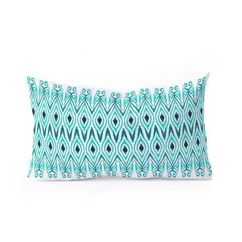 Amy Sia Ikat Jade Oblong Throw Pillow