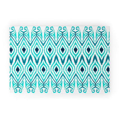 Amy Sia Ikat Jade Welcome Mat