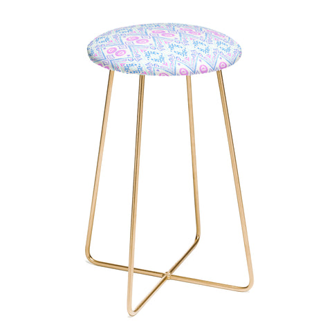 Amy Sia Ikat Java Pink Counter Stool