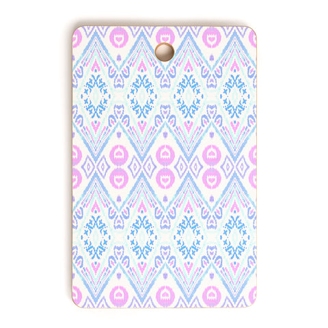 Amy Sia Ikat Java Pink Cutting Board Rectangle