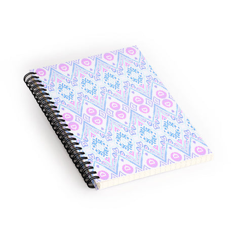 Amy Sia Ikat Java Pink Spiral Notebook