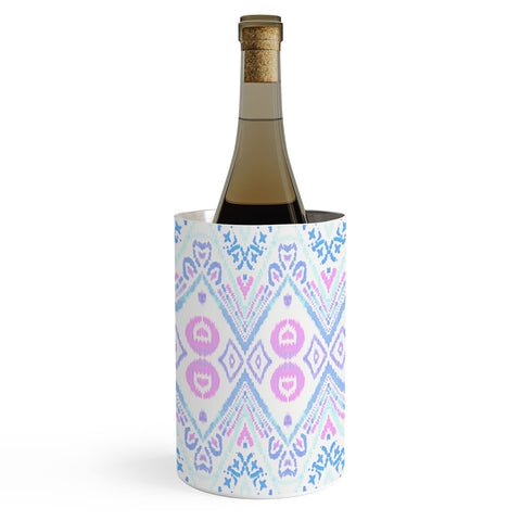 Amy Sia Ikat Java Pink Wine Chiller