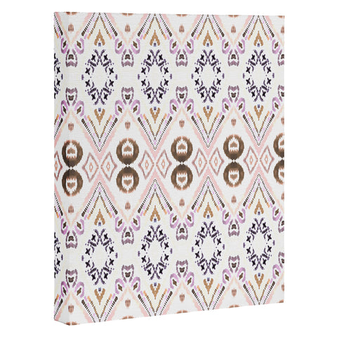 Amy Sia Ikat Java Rose Art Canvas