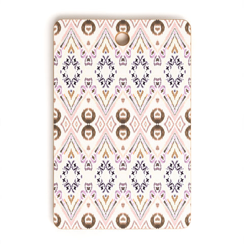 Amy Sia Ikat Java Rose Cutting Board Rectangle