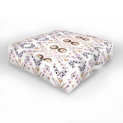 Amy Sia Ikat Java Rose Outdoor Floor Cushion