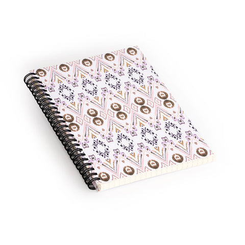 Amy Sia Ikat Java Rose Spiral Notebook